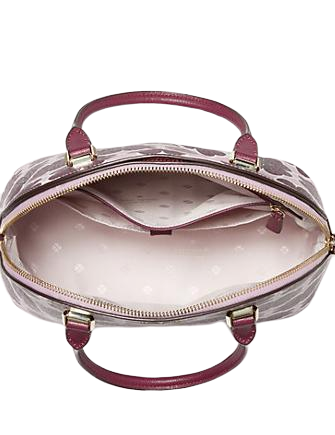 Kate Spade New York Sylvia Graphic Clover Large Dome Satchel
