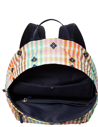 Kate Spade New York The Bella Plaid City Pack Large Backpack