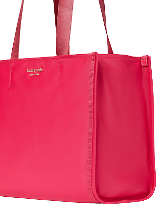 Kate Spade New York New Nylon Medium Tote Handbags Vermillion