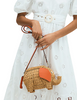 Kate Spade New York Tiny Wicker Large Elephant Crossbody