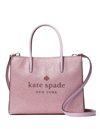 kate spade トリスタ グリッター ショッパー 2wayバッグ ロゴ