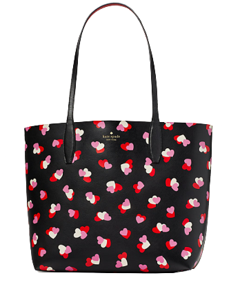 THEREDTHREAD / ザレッドスレッド】S heart tote bag large