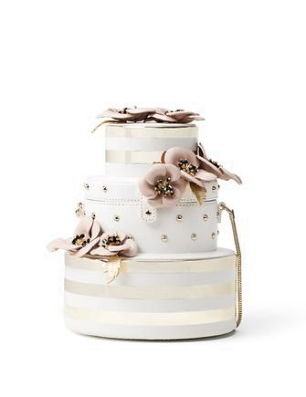 Kate Spade New York Wedding Belles Flower Wedding Cake Bag
