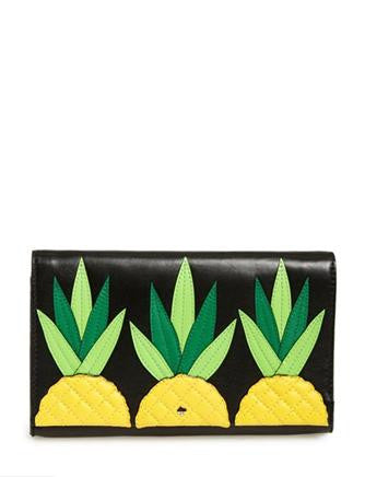 Kate Spade New York Wing It Pineapple Tally Clutch