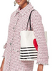 Kate Spade New York Yours Truly Heart Stripe Hallie Tote