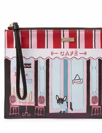 Kate Spade New York Ma Cherie Cafe Scene Medium Bella Pouch
