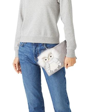 Kate Spade New York Star Bright Owl Sima Clutch