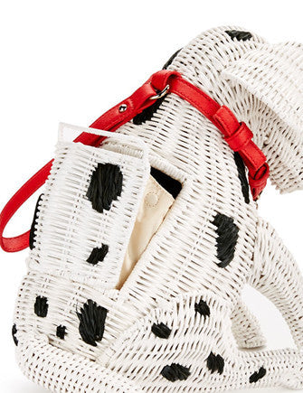 Kate Spade New York Rose Colored Glasses Wicker Dalmatian