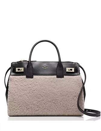 Kate Spade New York Luna Drive Luxe Willow Shearling Satchel
