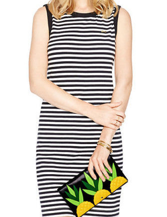 Kate Spade New York Wing It Pineapple Tally Clutch