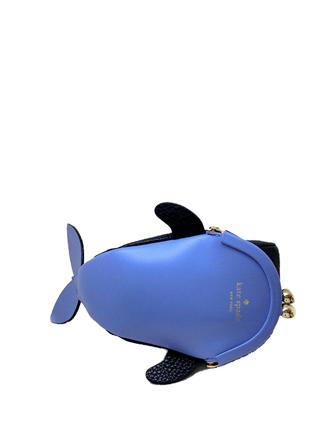 Kate Spade New York Off We Go Whale Leather Coin Purse