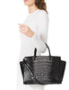 Michael Michael Kors Large Croc Embossed Selma Satchel