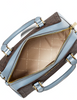 Michael Michael Kors Ayden Medium Logo and Faux Leather Satchel