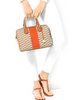 Michael Michael Kors Center Stripe Mercer Medium Duffel