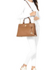 Michael Michael Kors Gramercy Chain Embossed Leather Satchel