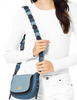 Michael Michael Kors Jolene Tricolor Saddle Crossbody