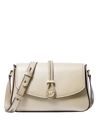 Michael Michael Kors Lea Medium Leather Flap Messenger Bag