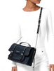 Michael Michael Kors Leila Flap Messenger Nylon Crossbody