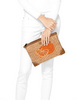 Michael Michael Kors Malibu Straw Zip Clutch