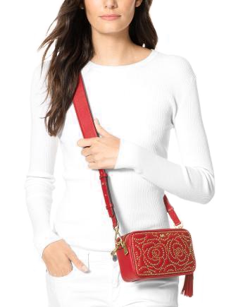 Michael Michael Kors Quilted Stud Camera Bag
