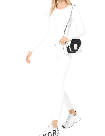 Michael Michael Kors Sloan Editor Tricolor Signature Shoulder Bag