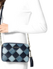 Michael Michael Kors Woven Leather Camera Bag