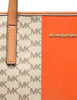 Michael Michael Kors Center Stripe Emry Large Top Zip Tote
