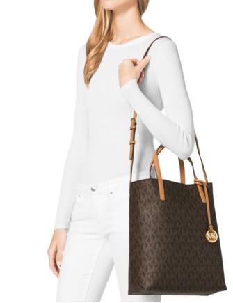 Michael Michael Kors Hayley Large Signature Print Tote