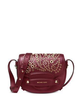 Michael Michael Kors Mini Embellished Saddle Crossbody