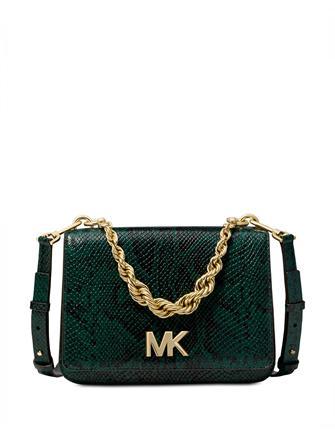 Michael Michael Kors Mott Python Chain Shoulder Bag