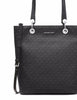Michael Michael Kors Signature Raven Large North South Top Zip Tote