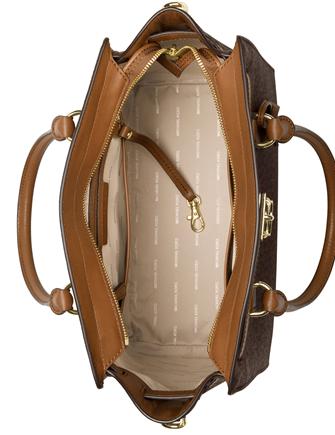 Michael Michael Kors Signature Studio Hamilton Large East West Satchel