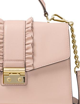 Michael Michael Kors Sloan Medium Ruffle Top Handle Satchel