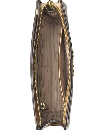 Michael Michael Kors Metallic Large Crossbody Clutch