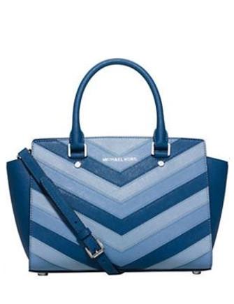 Michael Michael Kors Medium Selma Chevron Satchel