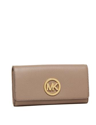Michael Michael Kors Fulton Gusset Carryall Leather Snap Wallet