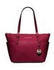 Michael Michael Kors East West Jet Set Saffiano Top Zip Tote